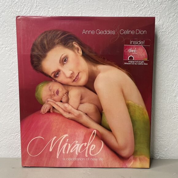 Miracle:A‎ Celebration of New Life Geddes, Anne|Celine Dion Hardcover HVDJ Cd - Picture 1 of 6